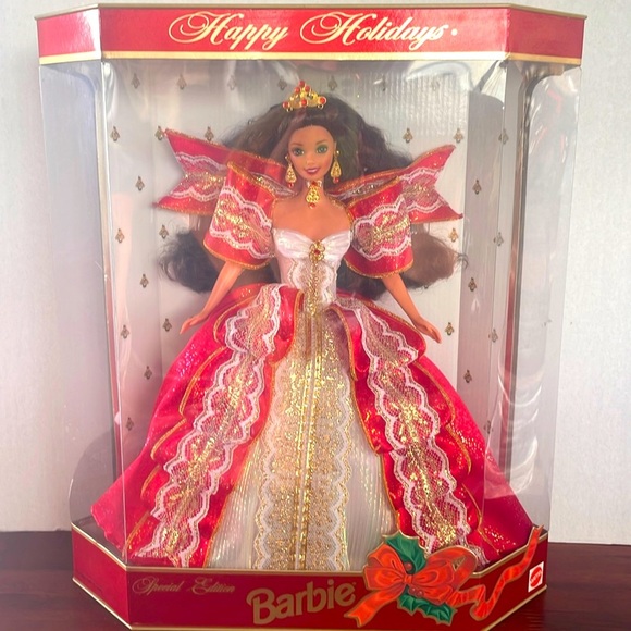 1997 Holiday Barbie Special Edition 10th Anniversary NIB Mint - Picture 1 of 7